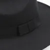 Basker solid färg cowboy hatt brett brim tema parti vuxna unisex street föreställningar hattar hippier cap halloween tillbehör