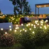 Lumières de pelouse lumière lumière du soleil décor maison jardin alimenté luciole extérieur sol solaire paysage étanche