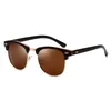 Sunglasses Polarized Men Design Sun Glasses Women Retro Semi Rimless Classic Male UV400 Eyeglasses