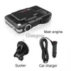 Auto DVRs 9V ~ 24V 2 In 1 Auto DVR Dash Kamera 6 Sprachen Fahren Recorder Video Kamera fahren Radar Detektor Dash Cam Mit Nachtsicht x0804 x0804