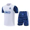 2023 Marseillees Chándales Chaleco de manga corta camisetas de fútbol Traje de entrenamiento 23 24 nuevo Marsella chandal futbol maillot de football shirt