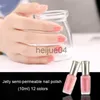 Nail Polish Jelly Nail Polish 12 Colors Candy Color Semi Permanent Lasting Quickdrying Nonpeelable Translucent Jelly Nude Nail Gel Polish x0806