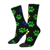 Herrstrumpor Rainbow Paws Pride Flag Sports 3D Print Boy Girls Mid-Calf Sock