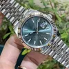 Man Watch Designer Green Watch 41 mm 36 mm Ruch Watches Automatyczne mechaniczne 31 mm 28 mm damskie ramki stali nierdzewnej Diamond Lady Wodoodporny Złoty zegarek