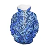 Women's Hoodies Customized Polynesian Hooded Hoodie Printed Hawaii Plumeria Casual Oversized Fall Men's & Sweatshirts