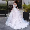 A-Linie Spitze Damen Hochzeit Schulterfrei Brautkleid Rückenfrei Vestidos Elegantes Para Mujer 2023 Luxuriöse Kleidung 328 328