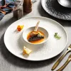 현대식 석재 호텔 테이블웨어 Horeca 개념 식당 컬렉션 창조적 요리 접시 세라믹 수프 플레이트
