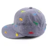 Caps Hats Embroidery Dinosaur Cap For Boys Toddler Summer Sun Protect Baby Hat Kids Baseball Cap Cartoon Baby Boys Sun Truck Hat Cotton x0806