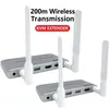 HDMI 200M KVM Wireless Extender nadajnik i odbiornik 200 m z IR dla laptopa projektora kamery