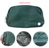 Lu Crossbody Bags Outdoor Sport 1L Kapazität Yoga Taillenbeutel Frauen Verstellbares Riemen Reißverschluss Cross Body Kamera Bag Messenger Fanny Pac229Q