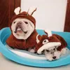 Dog Apparel Pet Cloak Windproof Hoodie Tear-resistant Puppy Warm Costume