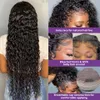 Peruca frontal de onda profunda 30 polegadas 180% densidade peruca frontal de renda HD transpant perucas de cabelo humano para mulheres negras perucas brasileiras de cabelo Remy