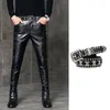 Ceintures été taille ceinture avec alliage Rivet décor pour femme hommes réglable broche sculpté boucle sangle Jeans goutte