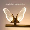 Lampada da parete LED Farfalla Parlor Bar Comodino Appeso Luce Novità Luci moderne Camera da letto Sconce Decor