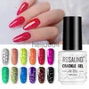 Nagellack crackle gel polska sprickande nagel lack snabbt torkande nagelkonst gel manikyr för uv semi permanent bas topp kappa nagellack x0806