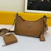 Handbag Designer Underarm Bag Shoulder Bag Women's Hobo Crossbody Bag Handbag Italian luxury brand Fashion Leather 1BH204 Chain Bag Re2005Edition