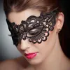 Party Lace Mask Half Face Masquerade Ladies Halloween Prop Black Eye Mask 1224566