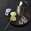 Cucchiaio da tè in acciaio inox Cocktail Bar Spiral Pattern Drink Shaker Muddler Mixing Spoon