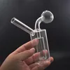 Tragbarer quadratischer Glasölbrenner Shisha Bong Bubbler Rauchende Wasserpfeifen Inline Matrix Perc Recycler Dab Rig Honeycomb Ash Catcher Shisha