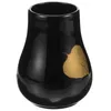 Decorative Flowers Black Ceramic Vase Container Modern Flower Holder Vases Table Craft Pots