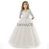 Abiti da ragazza Adolescenti Ragazze Vestito da principessa Vestito da sera per bambini Vestito da ragazza di fiori Abito da sposa Abiti per bambini Costume da ragazza 8 10 12 14 Anno x0806