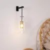 Wall Lamps Vadim Glass Lamp Modern Bedside Fixture Nordic Sconce Lighting Luminaire Golden Living Room Hallway Staire
