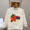 Lüks çocuk sweatshirts erkek kızlar hoodies çocuklar gevşek mektuplar baskılı sokak kıyafeti hiphop kazak üstleri çocuklar gündelik sweatshirt bebek giyim tasarımcısı