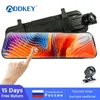 CAR DVRS AddKey 10 "IPS Screen Car DVR Mirror Dash Camera Dash Cam Dual Lens Car Camera Full HD Drive Recorder Stream RearView Mirror X0804 X0804