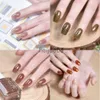 Vernis à Ongles KADS 11 ml Vernis à Ongles Paillettes Réfléchissantes Chocolat Velours Marron Huile Nail Art Laque Manucure Pédicure Ongles Vernis Design x0806