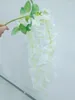 装飾的な花100pcシミュレーションシルクケアの三叉神経窓