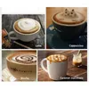 Household Commercial Espresso Coffee Maker Semi-Automatic Milk Froth Cappuccino Mocha Latte Machine