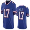 Josh Allen 14 Stefon Diggs voetbalshirt Buffalos Gabriel Davis Von Miller Billes Cook Dawson Knox Beasley Milano Dalton Kincaid Gregory Rousseau Hamlin Poyer