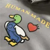 fw Human Made Duck Print Hoodie Herren Damen 1 1 Hochwertige Sweatshirts Pullover T230806