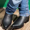 Buty nowe czarne buty zamki błyskawiczne Brown Kidki Business Ręcznie robione zachodnie buty Rozmiar 38-46 Bezpłatne wysyłki męskie buty L230806