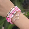 Strand 5pcs Beach Bohemian Layering Bracelets Set Inspired Anti-Hero Bracelet Friendship Jewelry Taylor Fans Music Lover Gift