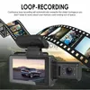 Auto DVR's 1080P Auto DVR Dash Video Recorder 2 Camera Voor- en binnenkant Camera 30 inch IPS Scherm GSensor Video Dash Cam Loop Recording x0804 x0804