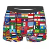 Mutande World Flags Homme Mutandine Uomo Intimo Sexy Pantaloncini Boxer Slip