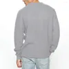 Men's Sweaters Men Mid Length Sweater Cozy Knitted Soft Warm Stylish Mid-length Design For Fall Winter