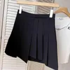 Skirts 2023 College Style Sexy Girl Skirt Pink High Waist Pleated A-line Short Fashion Casual Western