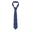 Bow Ties Star Men slipsar mager polyester 8 cm breda flygande stjärnor nackband för kostymer tillbehör gravatas cosplay rekvisita