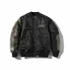 A Bathing Ape Herfst- en wintermodemerk Collaborating Camo Sleeve Verdikte mannen Casual katoenen jas Bathing Ape Hooded