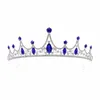 Copricapo Corona Tiara da sposa Femminile Diciottesima principessa Compleanno per adulti Velo da sposa semplice Accessori per capelli