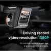 CAR DVRS 2 i 1 bilstreckkamera full HD 1080p radardetektorbil DVR Digital Video Recorder Dash Cam Gsensor Night Vision Video Camera X0804 X0804