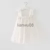 Robes de fille d'été fleur sirène robe d'anniversaire pour bébé fille vêtements maille imprimé floral princesse Slip tutu robes sans manches fille vêtements x0806