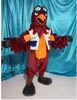 2024 Real Picture Eagle Bird Mascot Costume Fancy Dress for Halloween Carnival Party Support Anpassning