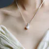 Catene ROPUHOV 2023 Collana a goccia minimalista elegante francese Personalità della moda femminile Semplice catena clavicola ad alto senso