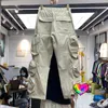 2021 3D Multiple Pockets Cargo Pants Men Women High Quality Joggers Drawstring Zipper Sweatpants Track Trousers Embroidery Mark T230806