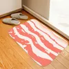 Tapis créatif motif alimentaire tapis de sol impression Polyester absorbant tapis antidérapant pour la maison salle de bain cuisine salon