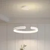 Średnica żyrandoli 60 cm Pierścienie Światło Nowoczesny żyrandol do jadalni łóżko Kuchnia LED LED Lampara Techo Nordic Lampa