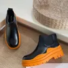 2023 New Unisex Luxury Brand Women Boots no zipper Platform Wedge Shoes %100Genuine Leather Men Fashion Boots Size 35-45
